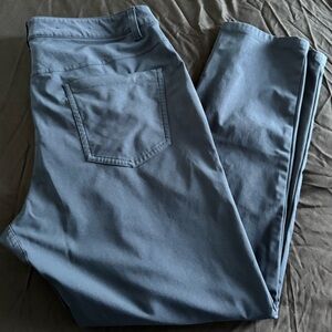Lululemon Size 32 X 27 ABC Classic 5 Pocket Warpstrem Men Navy
